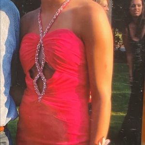 Pink prom dress